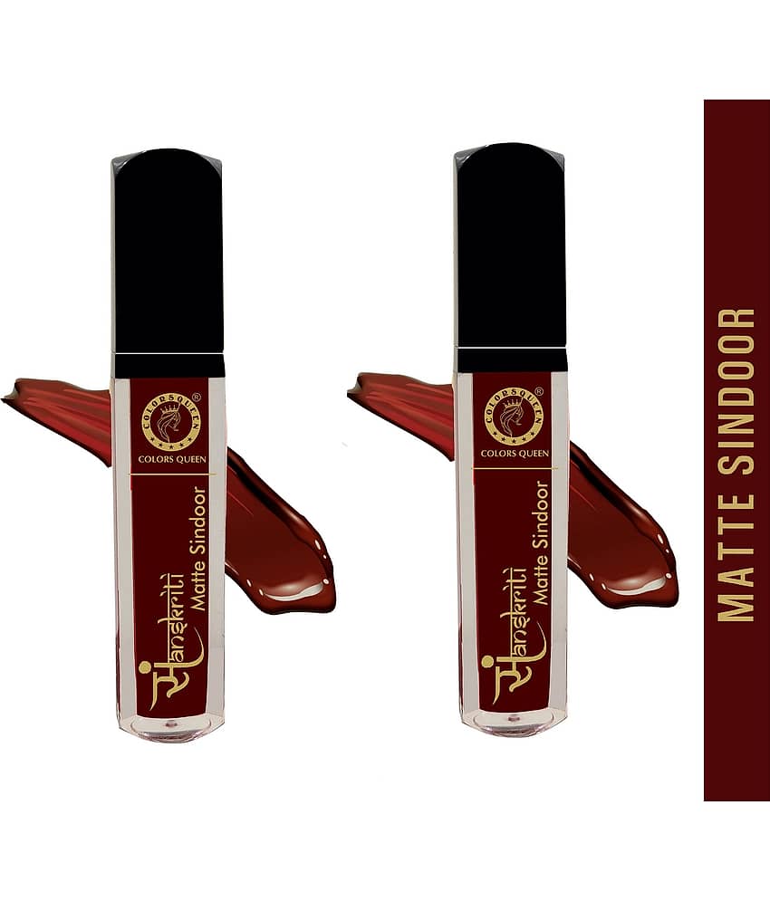 Colors Queen Maroon Sindoor Liquid 16g (Pack of 2)
