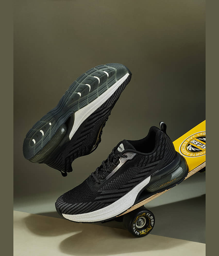 Campus SUMMIT Black Men's Sports Running Shoes