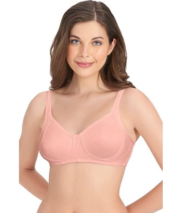 Amante Cotton Non Padded Women's Seamless Bra ( Pink )