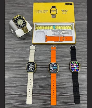 VENKAT ZONE Ultra Extra Strap BT calling Fitness Gold Smart Watch