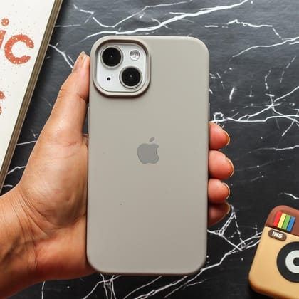 Light Brown Original Silicone case for Apple iPhone 13
