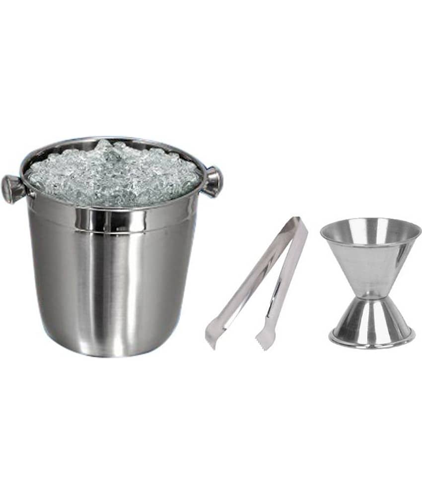 Dynore Stainless Steel Single Walled Ice Bucket
