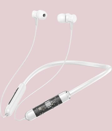 TecSox Verve300 Bluetooth Neckband | 30H Playtime | Deep Bass | Purple