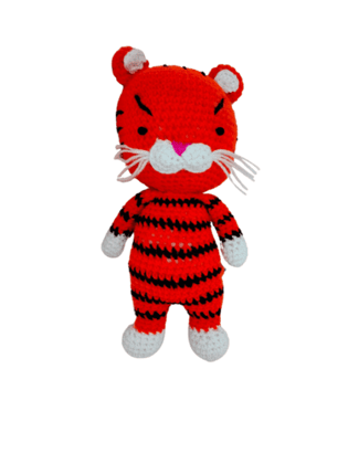 Swift Tiger Crochet Stuffed Toy