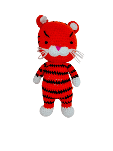 Swift Tiger Crochet Stuffed Toy