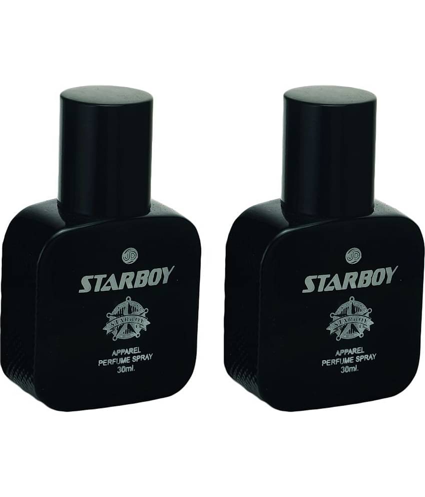 JD INTERNATIONAL STAR BOY BLACK Apparel Perfume For Men & Women Perfume 30 ml (Pack of 2)