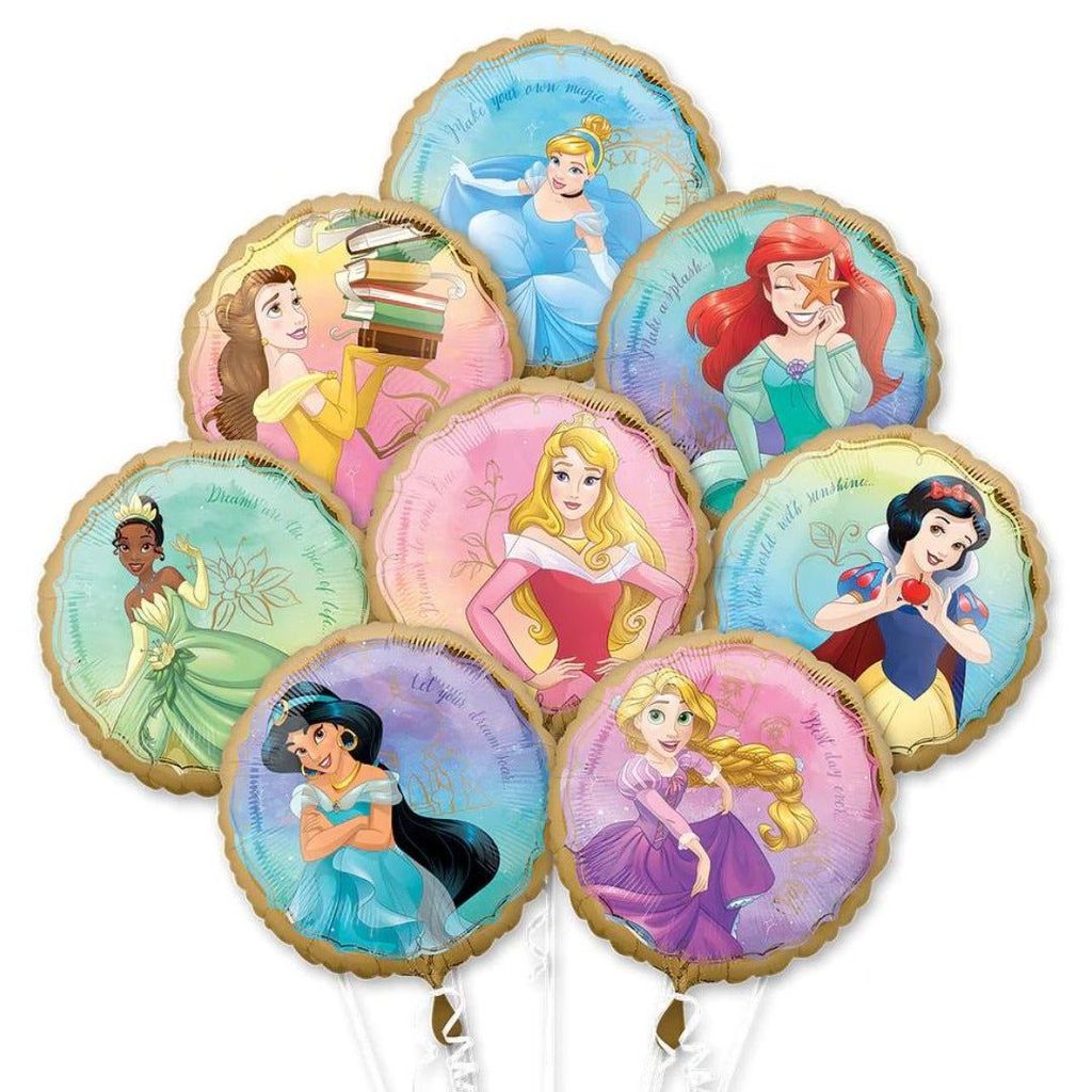 Disney Princess Theme Foil balloon Set - Helium Filled - 8PC - Party and Festive Needs | Buy online on ZillyBuy