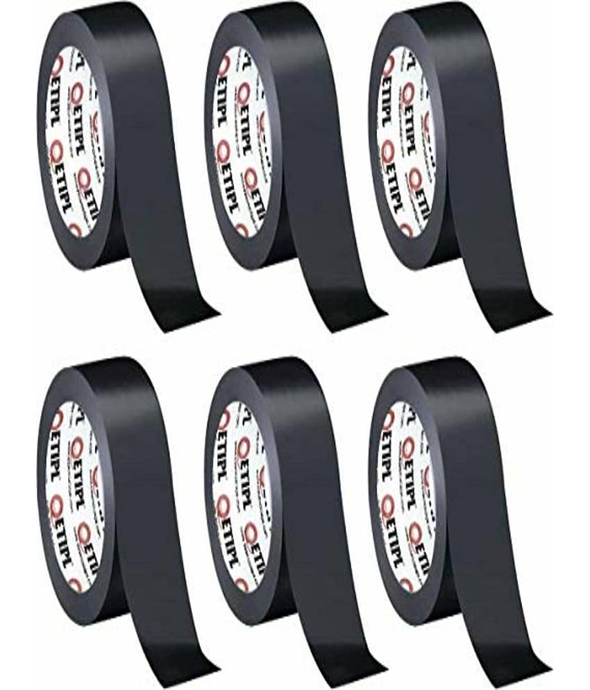 ETI - Black Single Sided Cello Tape 48MMx65MTR (Pack of 6)