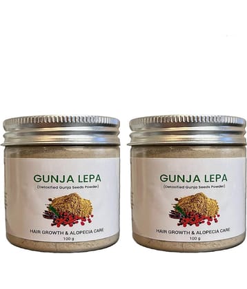 pink square Hair Growth Powder Gunja Lepa Powder 100 gm Pack of 2
