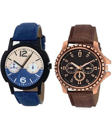 newmen - Analog Watch Watches Combo For Men and Boys ( Pack of 2 )