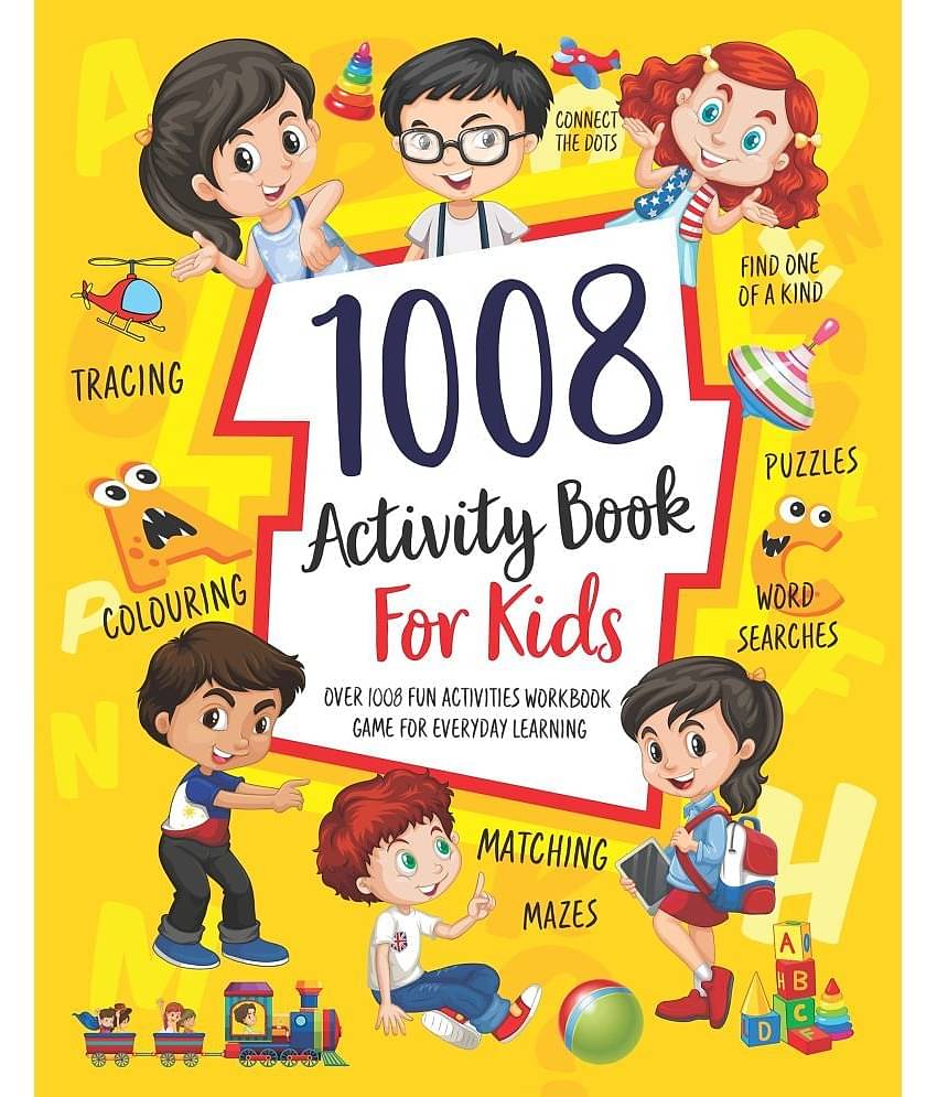 1008 Activity Book for Kids Ages 4-8: Over 1008 Fun Activities Workbook Game For Everyday Learning, Dot to Dot, Colouring, Mazes, Puzzles, Word Searches and More!