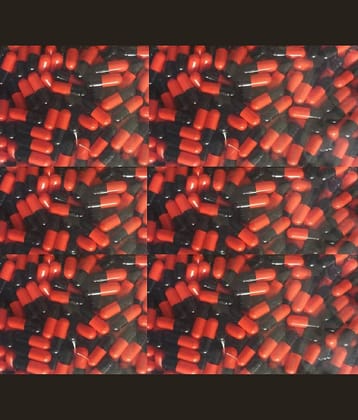 BioMed Empty Gelatin Capsules 2 Red/Black 1000 Capsule 1000 no.s