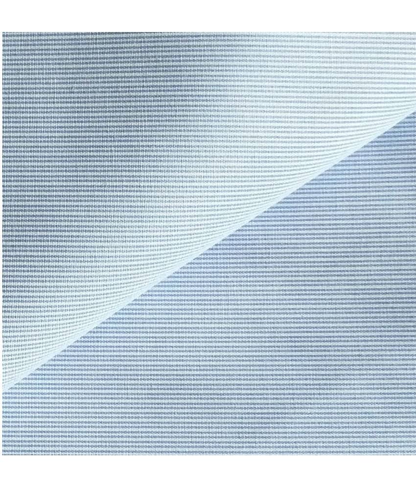 Makhanchor Blue 100 Percent Cotton Unstitched Shirt pc Single