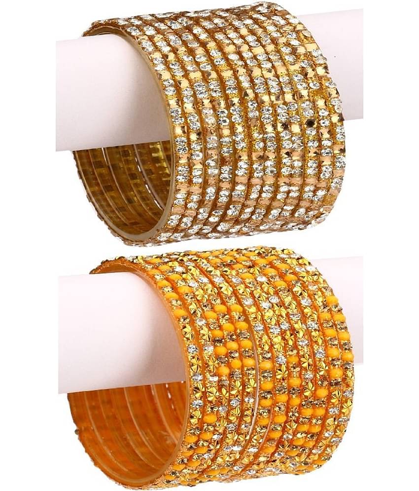 Afast Designer Wedding Fancy Glass Bangle Set For Party, Marriage, Function And Daily Use