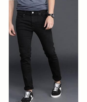 ICONIC ME Pack of 1 Boys Cotton Blend Jeans ( Black )