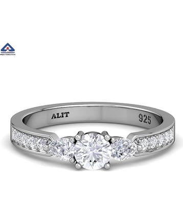ALITJEWELLERY - Silver Rings ( Pack of 1 )