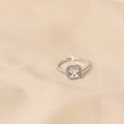 Square Studded Ring-Size 11