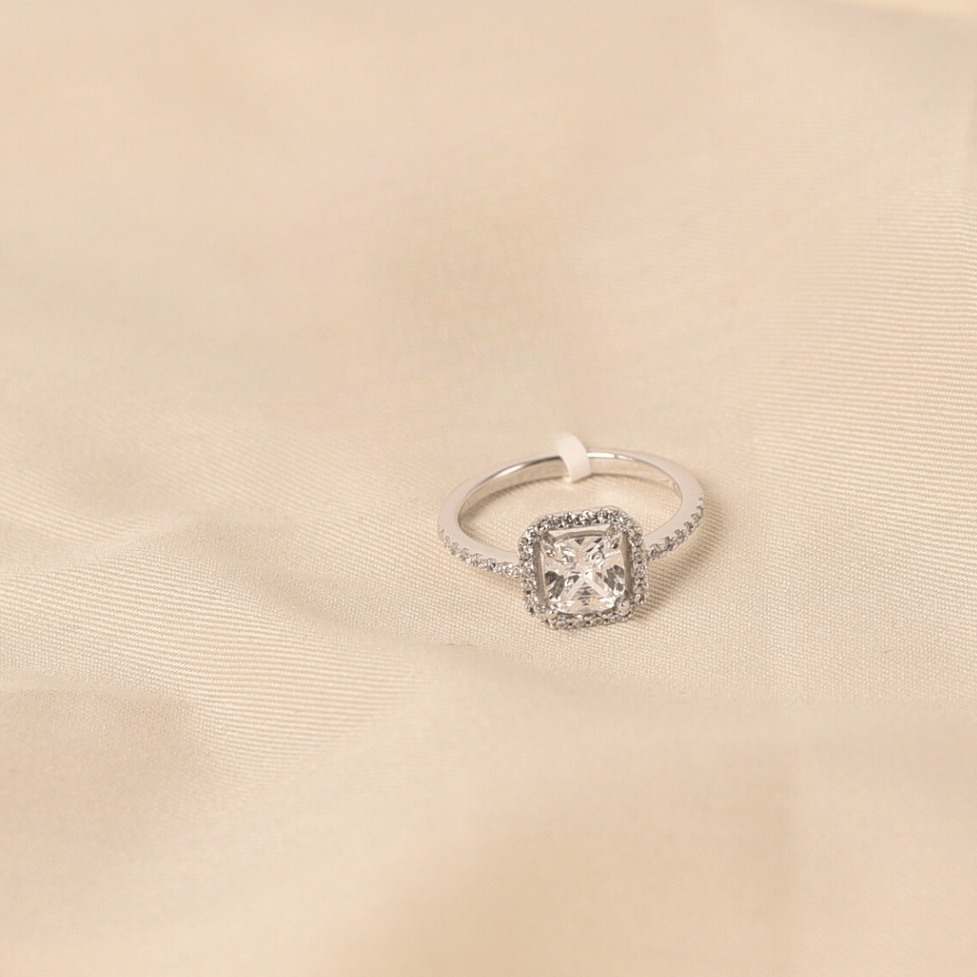 Square Studded Ring-Size 13