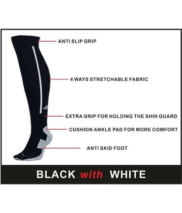 Zexer Knee High Striped Sports Socks