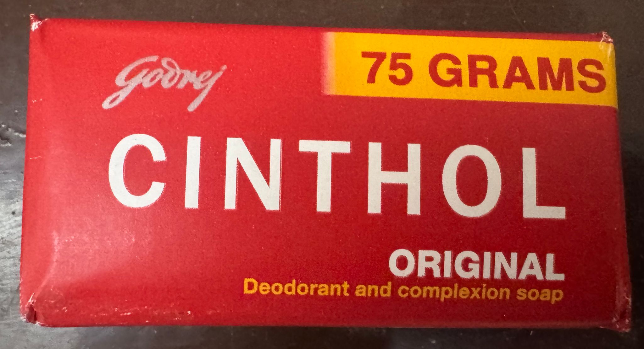 Cinthol Original Deodorant and Complexion Soap, 75 g
