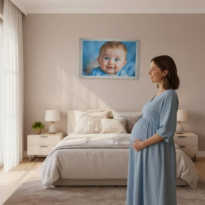 Cute Baby Wall Art Poster Set – Sweet and Adorable Posters for Nursery, Expecting Pregnant Women and Kids Room Decoration