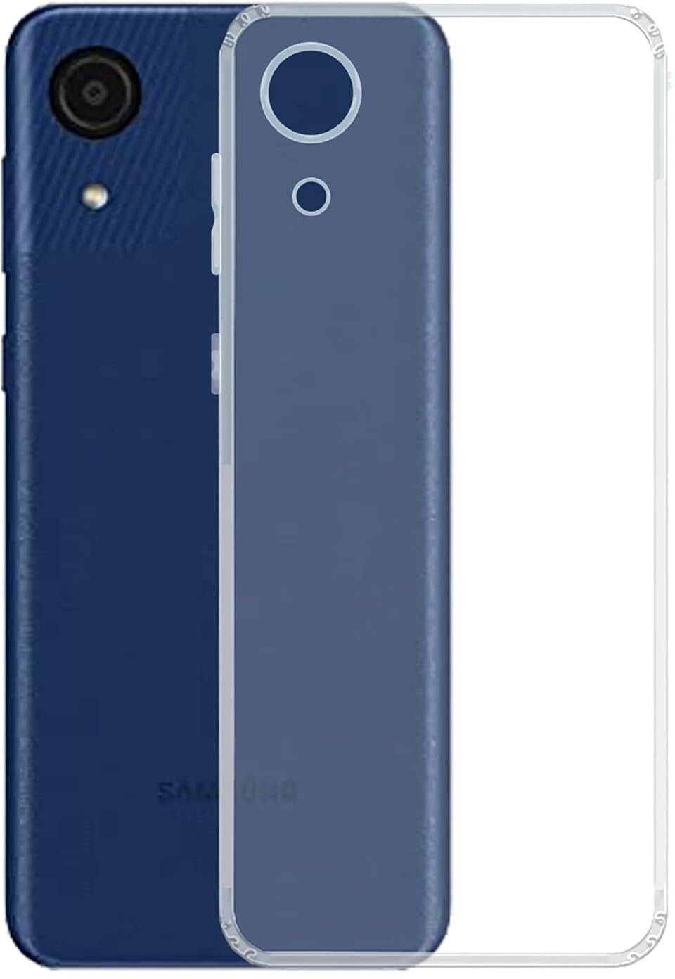 PLUGTECH TPU Ultra Hybrid Clear Camera Protection Back Cover Case for Samsung Galaxy A03 Core