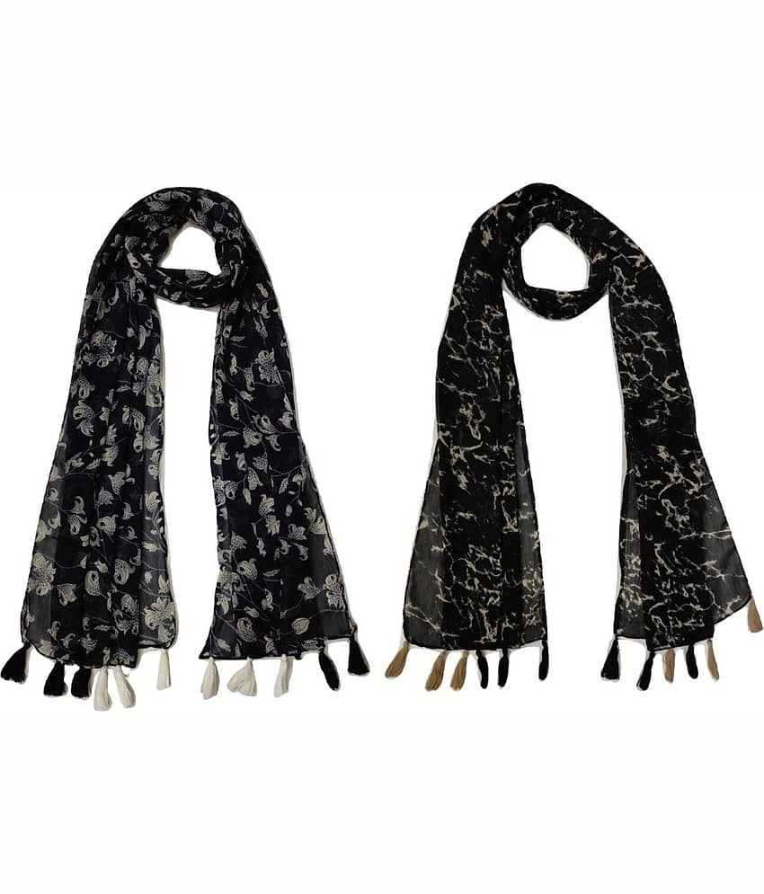 stolevilla Multi Printed Poly Cotton Yarn Stoles