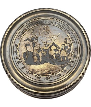 Generic - Antique Metallic Christopher Columbus Compass Showpiece 2 cm