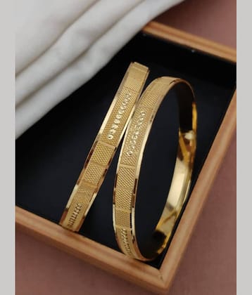 Shivay Fashion Gold Bangle Set ( Pack of 1 )