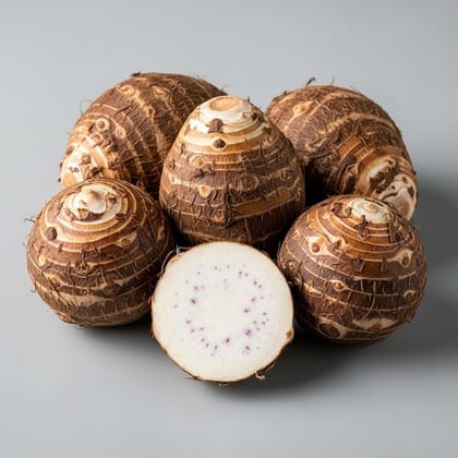 Fresh Taro Root (Saru / Arbi) - 1 Kg by Prosopyaaree