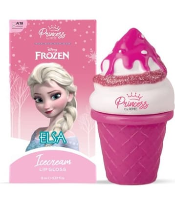 Disney Frozen Princess by RENEE Icecream Lip Gloss Elsa, Glossy & Nourishing ,8ml