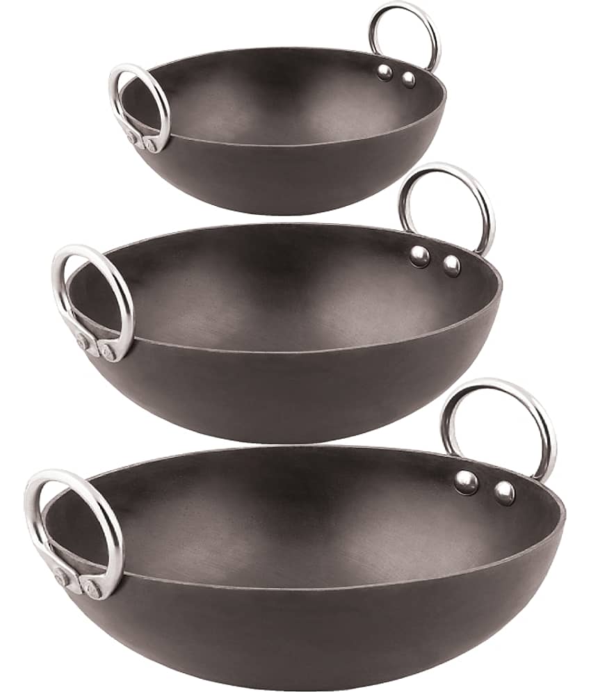 Veer - Iron Deep Kadhai 2 mm ( 4250 ) L