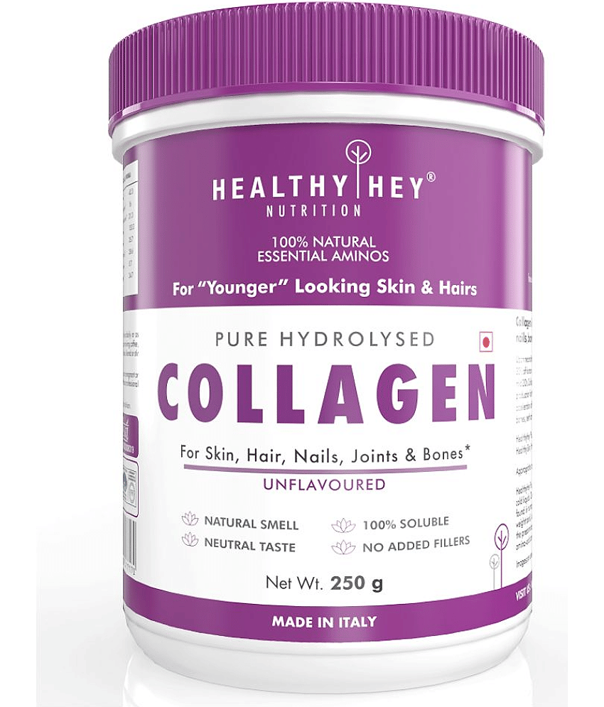 HEALTHYHEY NUTRITION CollagenSupplementPureHydrolysedCollagen 250 gm Powder
