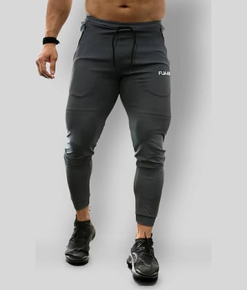 Fuaark - Dark Grey Polyester Men's Sports Joggers ( Pack of 1 )