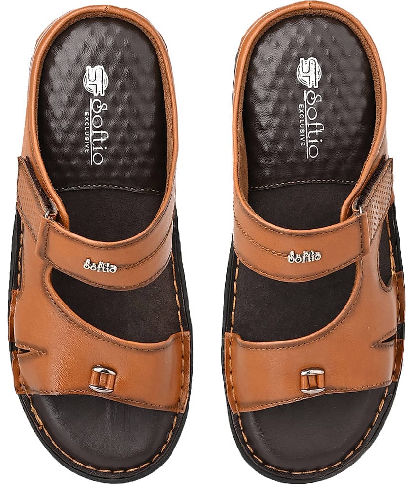 softio - Tan Men's Daily Slipper