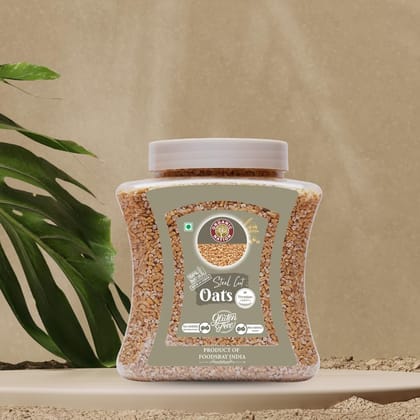 Organic Nation Steel Cut Oats 1kg | 100% Whole Grain Oats | Gluten-Free | Healthy Breakfast