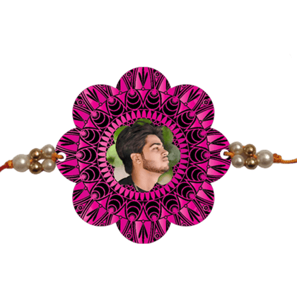 Photo Rakhi ( Customized / Personalized ) Pretty And Awesome Photo Rakhi-2 Piece