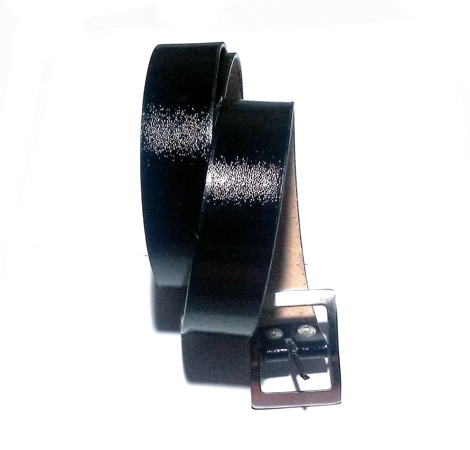Nawani Leather Black Belt for Men's Formal WEAR, Size- 47/1.5 Inch.