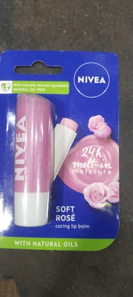 Nivea Melt-in Soft Rosé Caring lip balm 