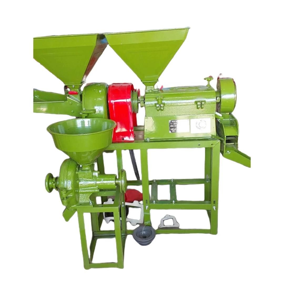 4 In One Mini Combined Rice Mill With Motor