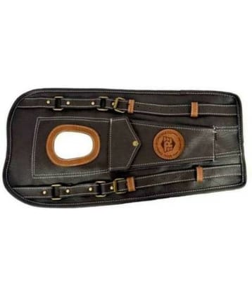 PURE BIKING Petrol Tank Cover Black Strap  for Royal Enfield Classic 350/500