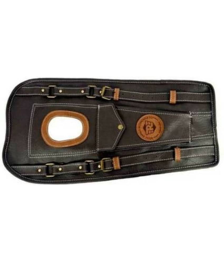 PURE BIKING Petrol Tank Cover Black Strap  for Royal Enfield Classic 350/500