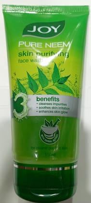 Joy pure neem skin purifying face wash 150 ml