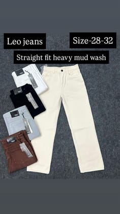Leo Jeans  Straight Fit Heavy Mud Wash