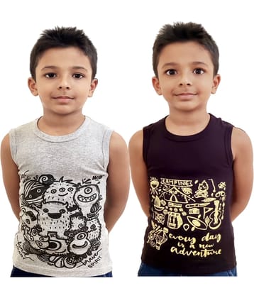 HAP Pack of 2 Boys 100% Cotton ( Multi Color )