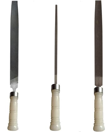 Amb File Set of 3 Flat, Half Round, Round 6 Inches
