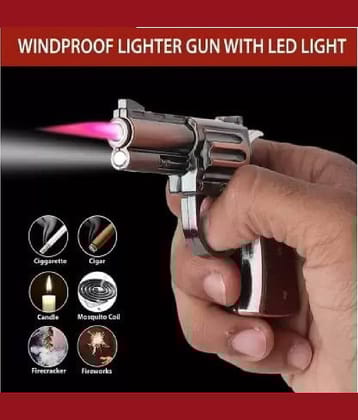 PAAVI Gold Silver Cigarette Lighter ( Pack of 1 )