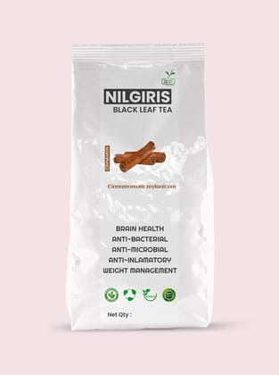 Two Leaf One Bud Nilgris Black Leaf Tea - Cinnamon 100 Gms