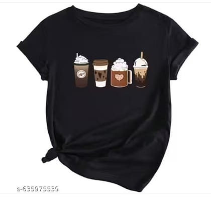 Printed Cotton Regular T-Shirt for Women Printed Cotton Regular T-Shirt for Women