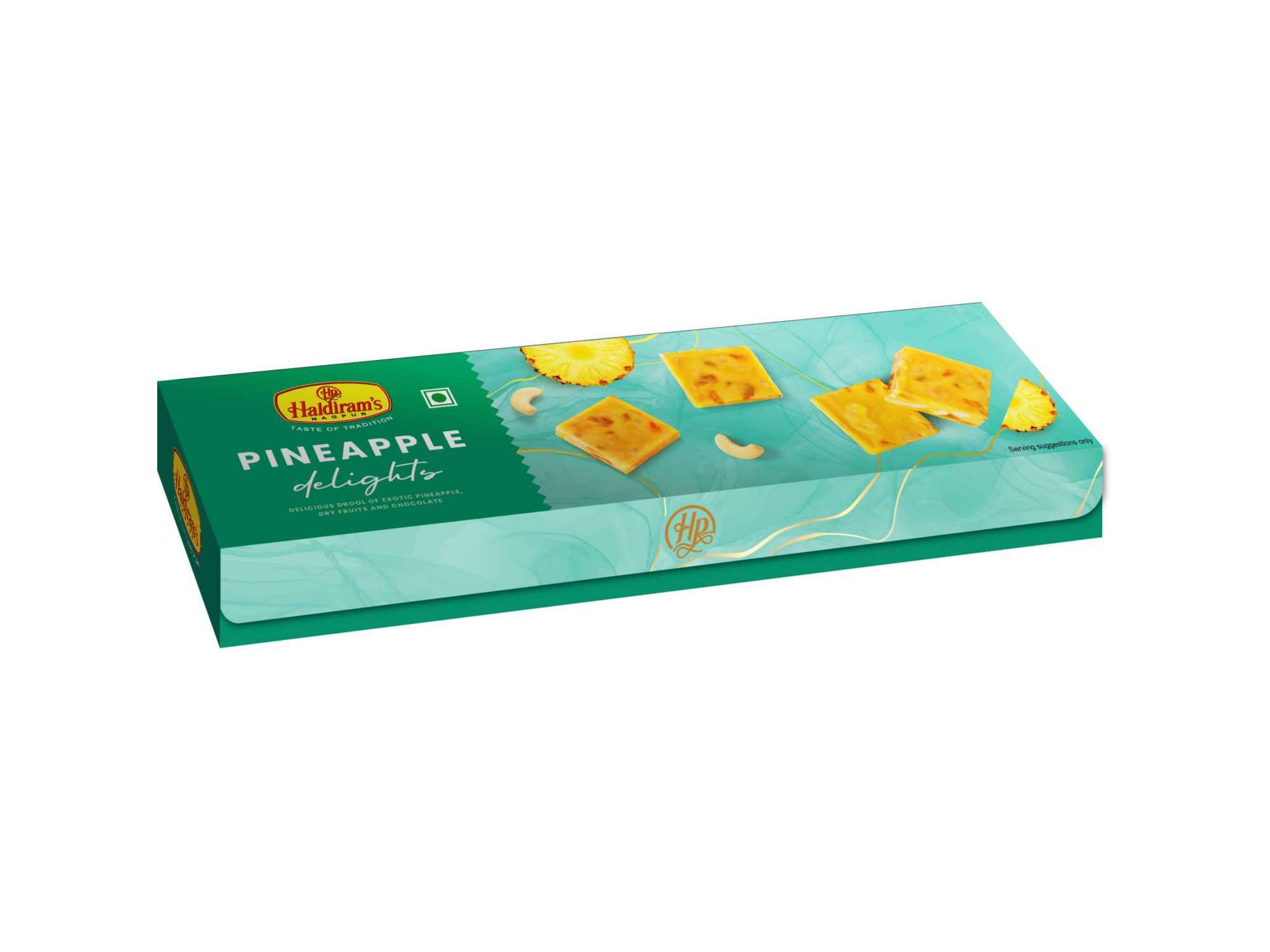 Haldiram's Pineapple Delights Packed Sweets - 125 Gm - Pack of 2